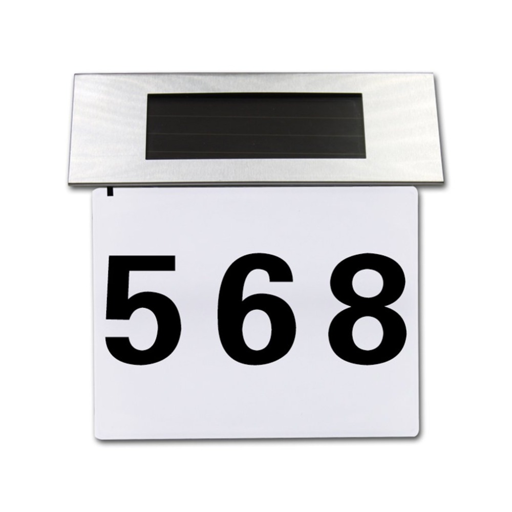 house door number outdoor hotel led numbers apartment sign nameplates doorplate Address Plaque Digit Plate Wall Lamps Dropship