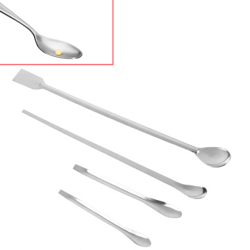 30/26/14/12cm Stainless Steel Lab Micro Spatula Medicine Spoon Pill Holder Shovel Pharmacy