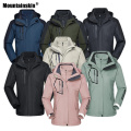 Mountainskin Winter Men Women‘s 2 Pcs Hiking Thick Jackets Outdoor Camping Fleece Windbreaker Climbing Trekking Warm Coats VA828