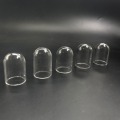 10pcs/lot 25x18mm wholesale mini tube bell jars glass globe bubble cover dome wish diy glass bottle vial pendant necklace decor