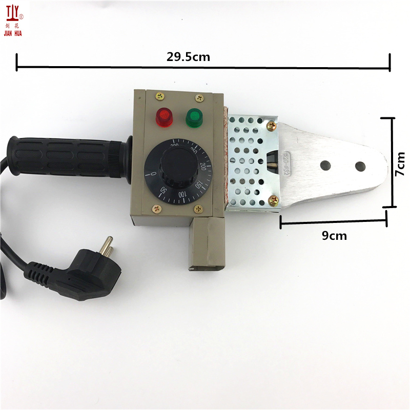 1 Set Plumbing Tools 220V 600W Temperature Controled Plastic Pipes Tube Welding Machine 20-32mm Wlelder PPR Heating Element