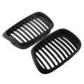 Pair of Black Kidney Front Grille Car Grille for 5 Series FOR BMW E39 1995-2003