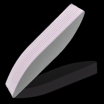 5pcs White Sandpaper Crescent Moon Double Side Emery Professional Nail File 100/180 Manicure Tools Cuticle Remover Buffer Files