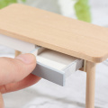 New Style 1/12 Dollhouse Miniature Accessories Mini Wooden Computer Desk Model Simulation Furniture Toys for Doll House Decorate