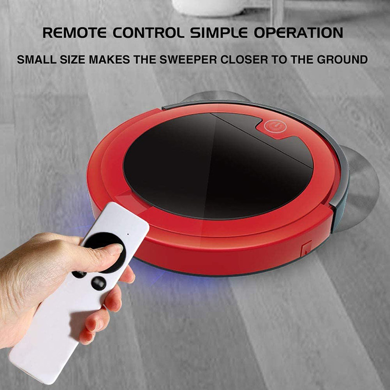 Robot Vacuum 2800Pa Robotic Vacuum Cleaner Max Suction Multiple Cleaning Modes for Pet Hard Floor Carpet with Remote Controller