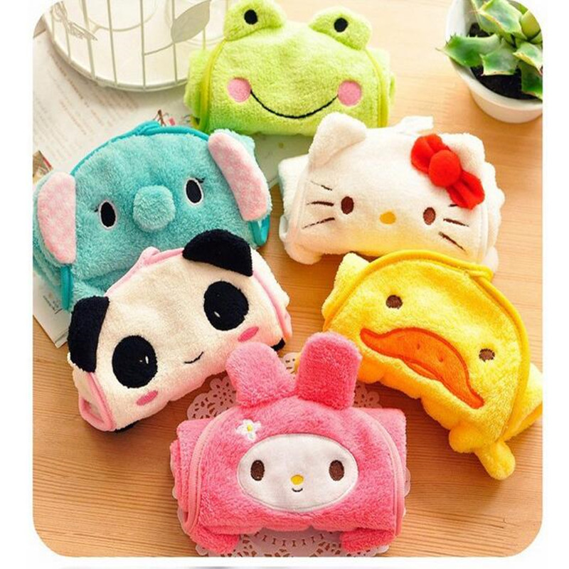 New Baby Hand Towel Soft Children's Cartoon Animal Hanging Wipe Bath Face Towel super soft Bath Beach Towel Washcloth Baby Towel