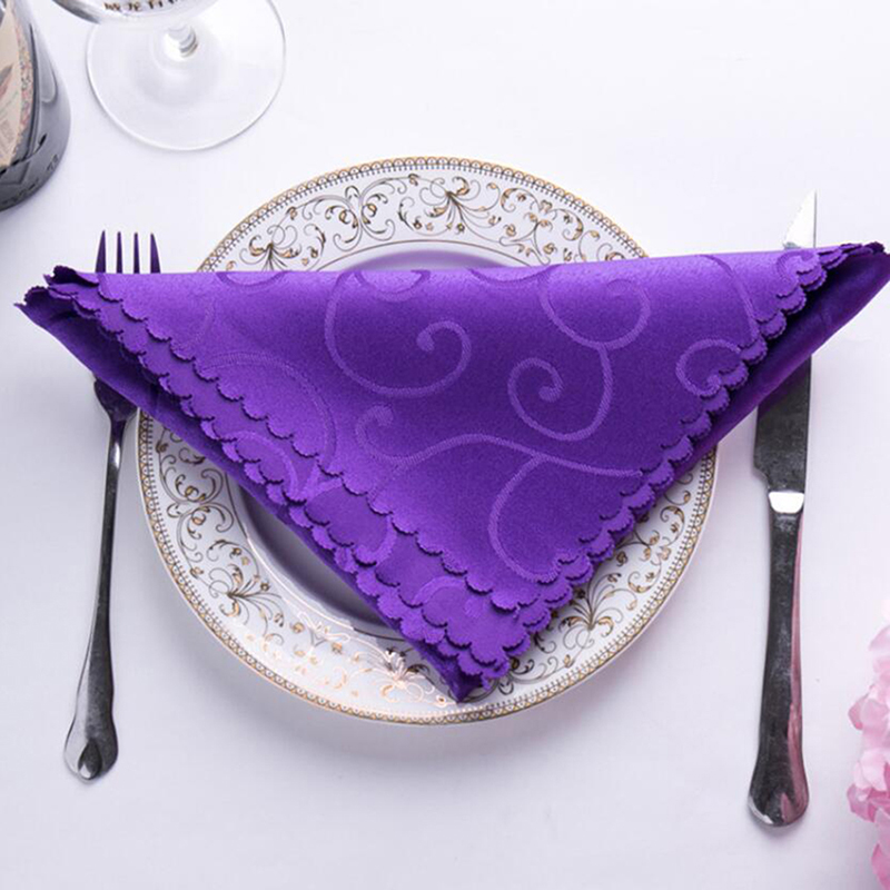 Table Napkins Napkins Cloth For Weddings Decorative Serviettes Party Hotel Dinner Napkins Home Textiles Wholesale