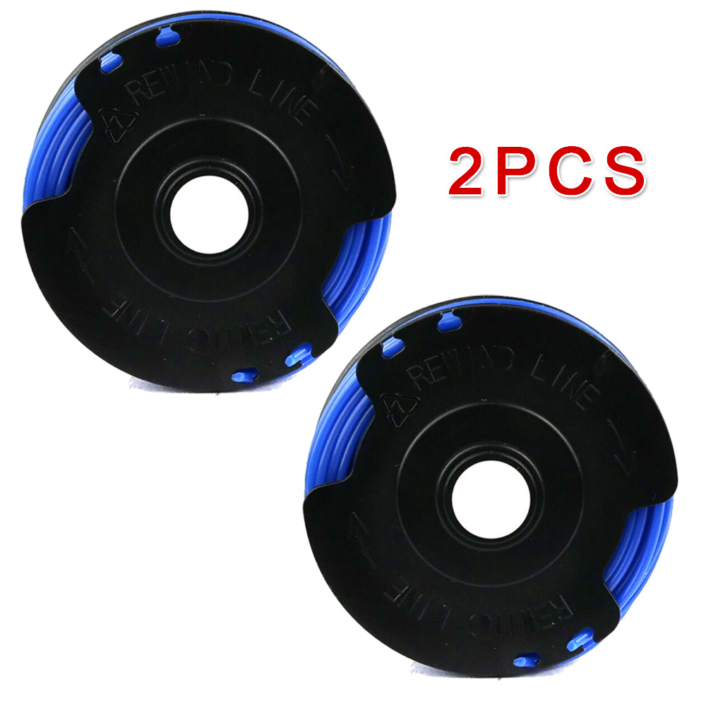 2pcs Spool And Line Cord Fits MaCallister MGT600 Strimmer Grass Trimmer FLY021 For Speedi Trim for Twist'n'Edge for Flymo Models