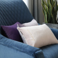35x25cm Simple golden embroidered velvet waist pillow small backrest stuffed back cushion throw pillow home decor