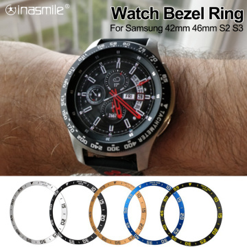 Bezel Ring For Samsung Galaxy Watch 46mm 42mm Frontier/Classic Metal Protector Cover Case For Samsung Gear S2 S3 Watch Case