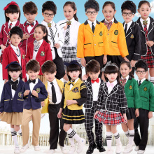 Children's New Autumn uniform school Children suits boys and girls school uniforms sweater jacket student british style suit