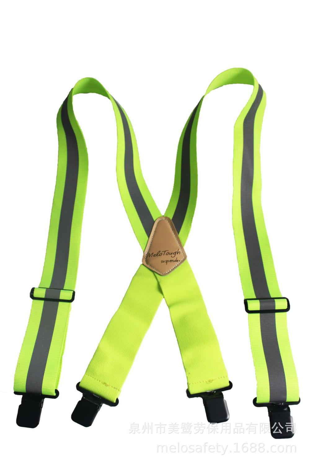 Hot tooling harness tool belt straps to reduce the waist weight fluorescent green strap