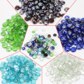 20Pcs /lot 1.8cm Aquarium Decoration Stones Glass Stones Fake Crystals Gems Vase Garden Pebble Stones