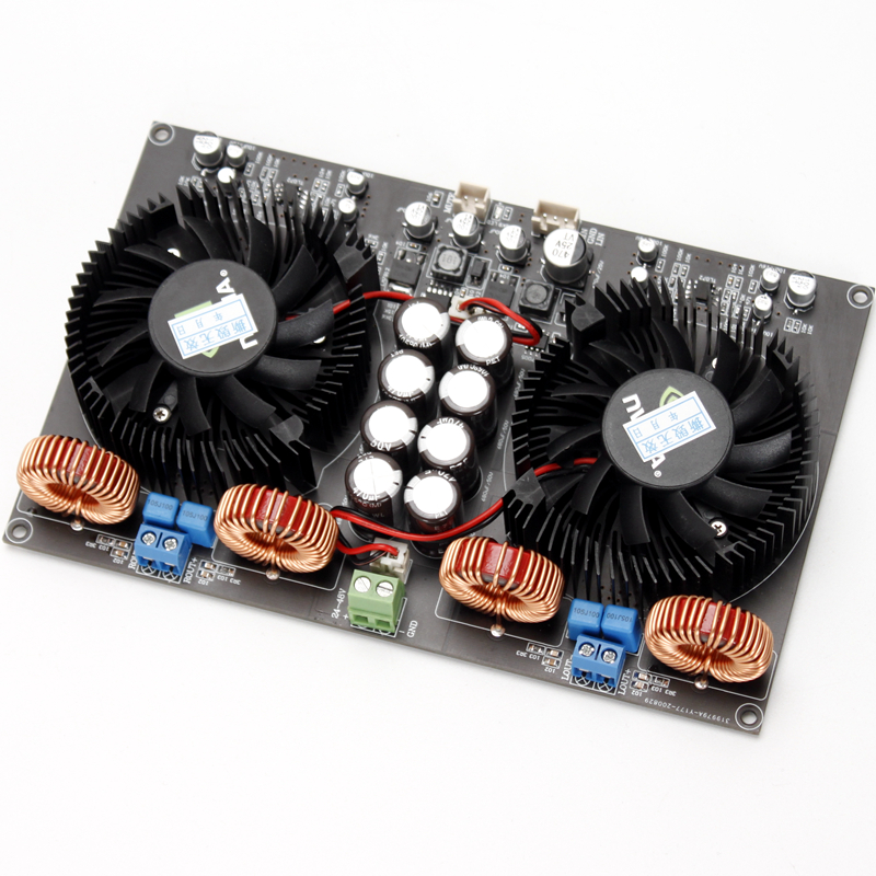 TPA3255 digital class D dual core high power 2.0 power amplifier board 600W+600W