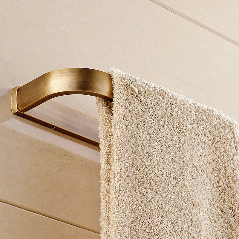 Towel Rings 5 Colors Solid Brass Toilet Paper Holder Hanger Storage Shelf Towel Rail Wall Bathroom Accessories Towel Bar F81360