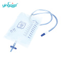 luxury 2000ml T valve collection urinary drainage bag