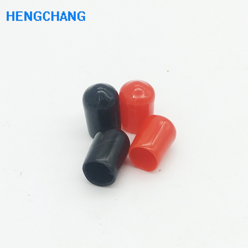 100pcs/lot rubber Covers 6mm Dust Cap for SMA Connector RF SMA Protection cover