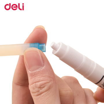 Deli 2018 wholesale pen shape glue stick set with spare glue for school office supply strong adhesives super glue DIY hand work