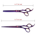 7.0" Professional Pet Grooming Scissors Set JP440C Straight Curved Shears Cat Dog Cutting Thinning Tesoura for Groomer LZS0367