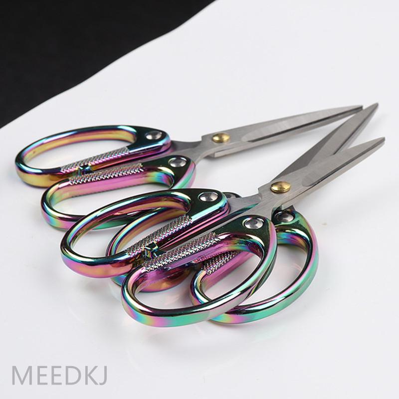 1pcs stainless steel household sewing scissors office small scissors handmade window cut paper scissors