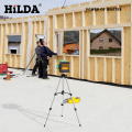 HILDA 12 Lines 3D Level Laser Level 360 Horizontal And Vertical Cross Super Powerful Green Auto Self-Leveling