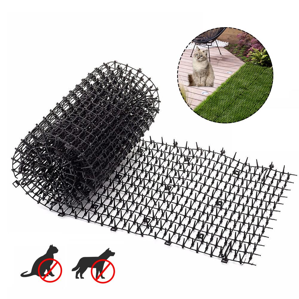 Anti-cat Pad Eco-friendly Black Anti-Cats Thorn Belt Stop Animals From Climbing Pots Garden Multi-function Protective Net Plant