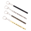 Mini pocket Musical Instrument Keychain Cosplay prop Accessories flute keyring key chain Pendant new