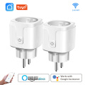 Smart WiFi Plug Adaptor Remote Voice Control Power Monitor Socket 16A Outlet Timing Function work with Alexa Google Home Tuya