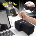 USB Big Enter Key Large Enter Key Decompression Computer Vent Button Desktop Pillow Stress Relief Gift for PC USB Gadget C26