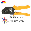 HS-30J/25J/40J 0.25-6mm2 23-10AWG crimping pliers for insulated terminals and connectors SN-02C european brand tools