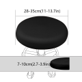 Lellen Round Chair Cover Solid Colors Seat Cover Bar Stool Cover For Home Dentist Hair Salon Restaurant Banquet