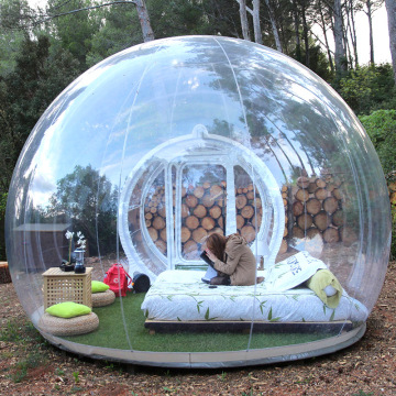 3M Outdoor Camping Inflatable Bubble Tent Large DIY House Home Backyard Camping Cabin Lodge Air Bubble Transparent Tent