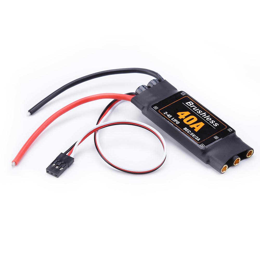 40A Brushless ESC Drone Airplanes Parts Components Accessories Speed Controller Motor RC Toys FPV Durable Quadcopter Helicopter