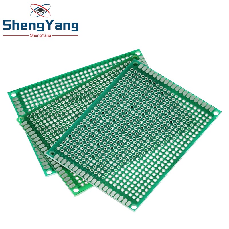 1PCS 6*8 6X8cm Double Side Prototype pcb Breadboard Universal Printed Circuit Board for Arduino 1.6mm 2.54mm Glass Fiber
