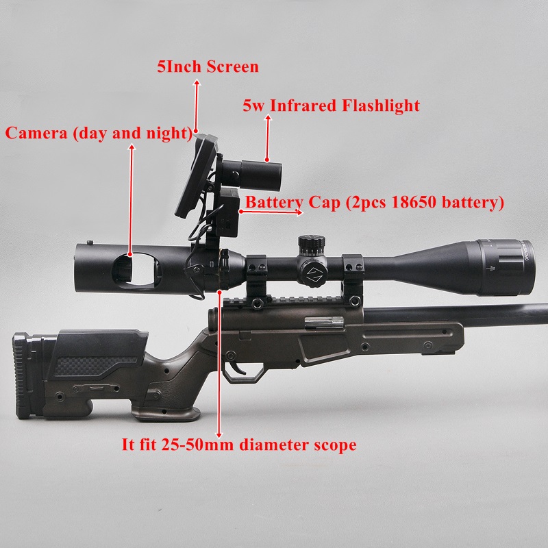 Night Vision Riflescope Hunting Day and Night Riflescope Hunting Quick Disassembly Digital Night Vision Scope Outdoor Optics