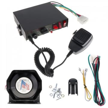 12V 200W 8 Sound High-Quality Speaker Car Warning Alarm Police Fire Siren Horn PA with MIC System Suitable for Cars