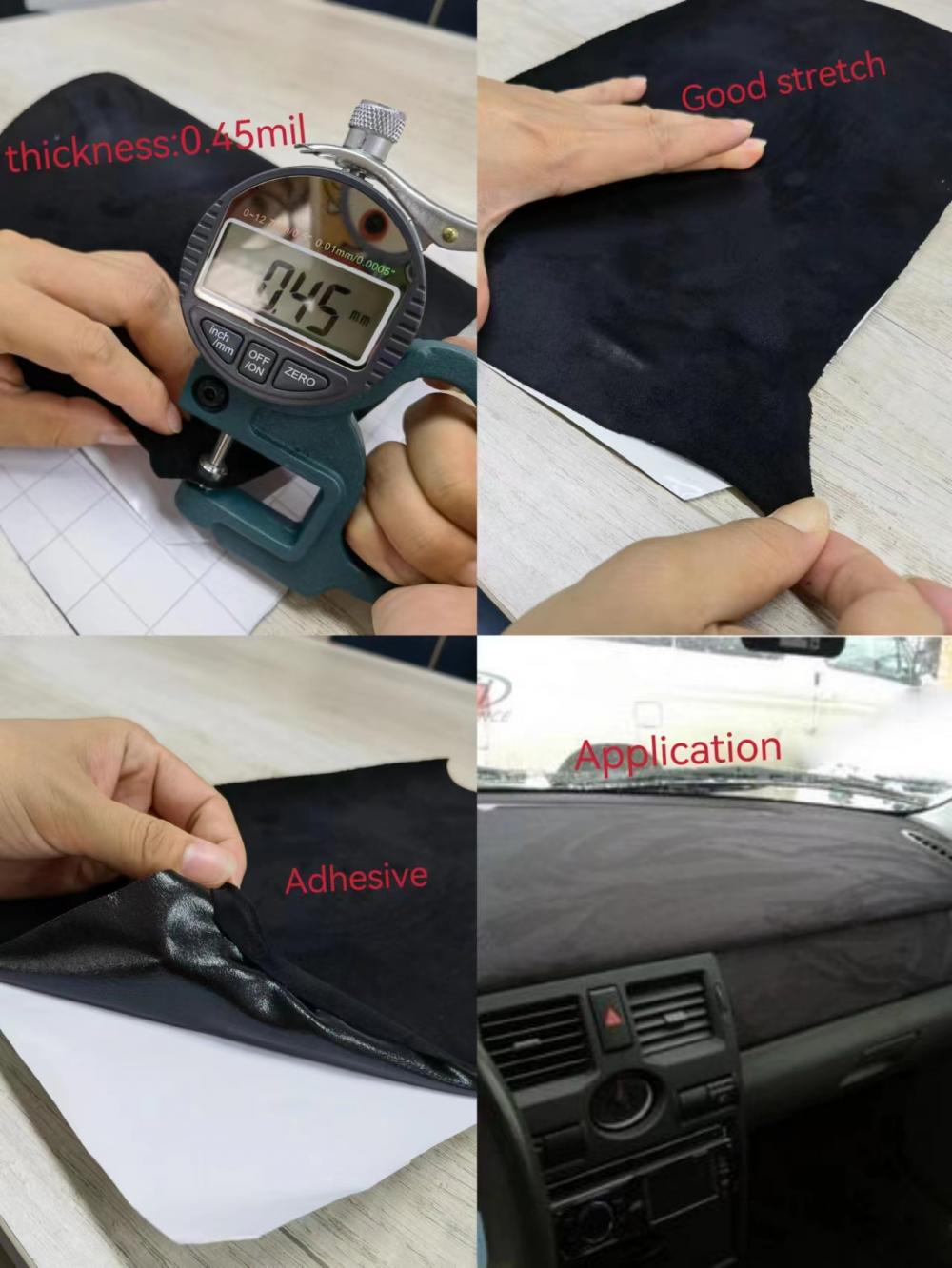 Self Adhesive Velvet Suede Fabric Wrap Film