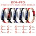 Smart Bracelet B79 PPG + ECG Ladies Activity Fitness Tracker Watch Blood Pressure Heart Rate Monitor Band Waterproof Smartwatch