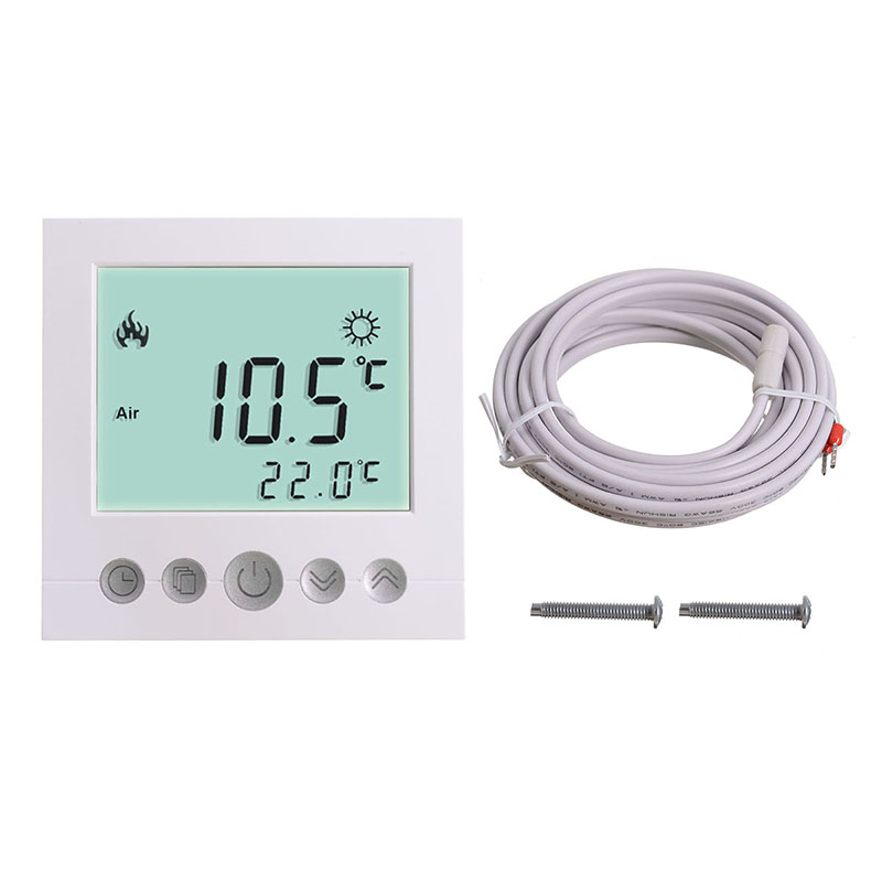 Thermostats Digital Underfloor Heating Thermostat for Electric Heating System Floor Air Sensor Temperature Controll
