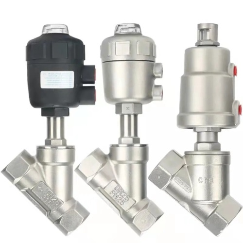 Stainless Steel 304 Thread Pneumatic Angle Seat Valve Wholesale,Supply Various Stainless Steel 304 Thread Pneumatic Angle Seat Valve of High Quality