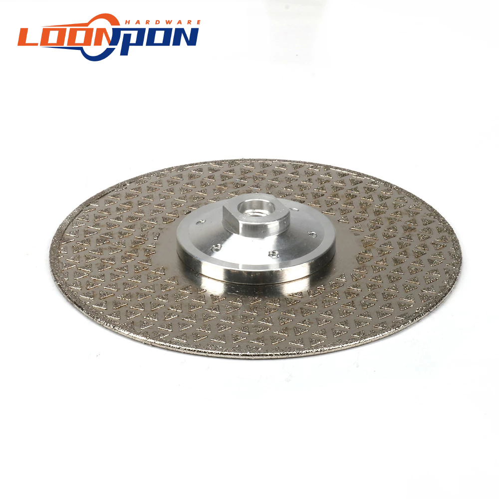 100-230mm Electroplated Diamond Cutting Grinding Disc M14 Flange Saw Blade for Granite Marble Ceramic 100/115/125/180/230mm 1Pc