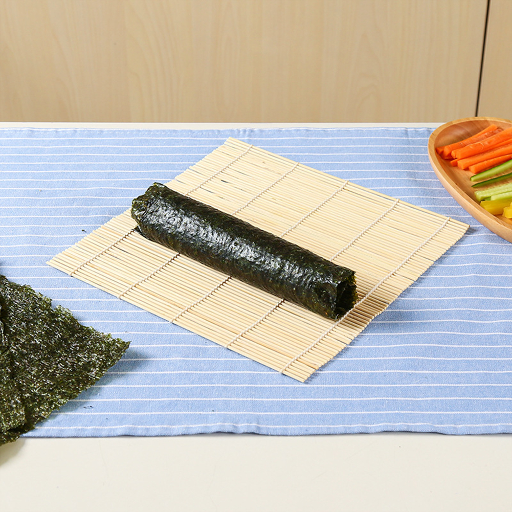 Japanese Sushi Rolling Bamboo Sushi Mat Japan Rice Roller Hand Maker Kitchen Onigiri Rice Roller Japanese Sushi Maker Tools