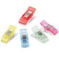 50PCS DIY Patchwork Plastic Clothing Clips Holder For Fabric Quilting Craft Sewing Knitting Garment Clips