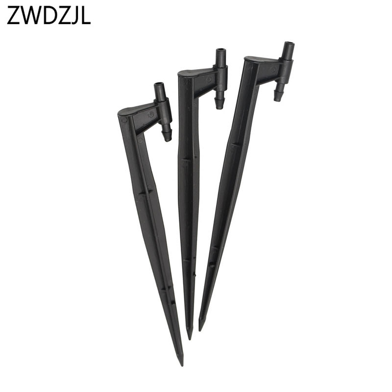 Pin Holder for Garden Sprinkler Spray Micro Drip Irrigation Stand Support Connect 1/4'' Hose Watering Bonsai 10pcs