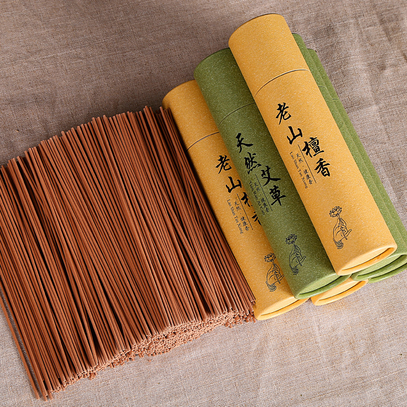 T Big Tube 350pcs Stick Incenses Mosquito Repellent Bulk Sale Wormwood Sandalwood Incense Sticks for Living Room Buddhist