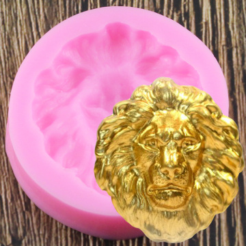 Lion Head Silicone Mold Resin Clay Molds Animals Cake Decorating Tools Fondant Chocolate Candy Gumpaste Moulds