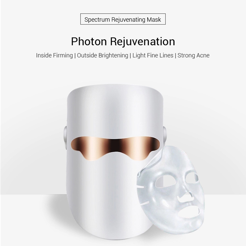 LED Light Therapy Photon Skin Rejuvenation PDT Machine Electric Face Mask Wrinkle Acne Removal Face Beauty Skin Care TOOL