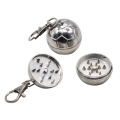 Metal Herb Grinder Keychain Style 35MM Mini Zinc Alloy Grinder Bean Grinder Metal Tobacco Herb Crusher Crusher