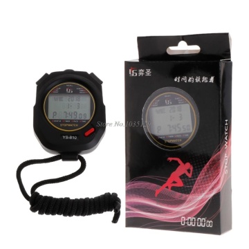 Portable Handheld Timer Digital Stopwatch Multifuction Professional Sports Running Training Timer Stopwatch 10-100 tracks
