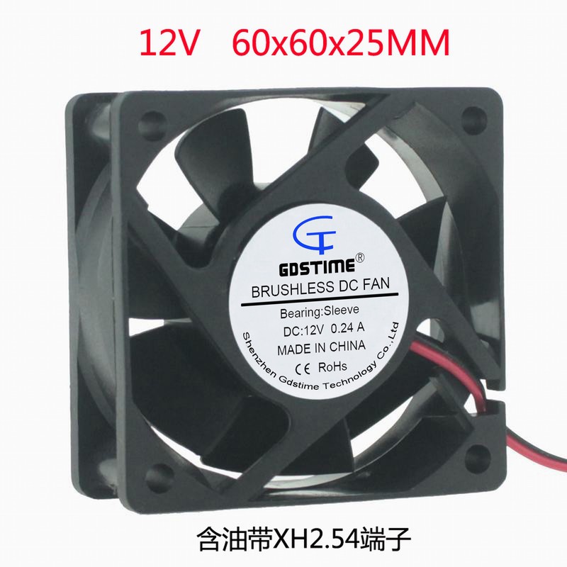 DC DC 12V 24V 6CM cm cm 60MM 60X60X25 6025 brushless cooling fan